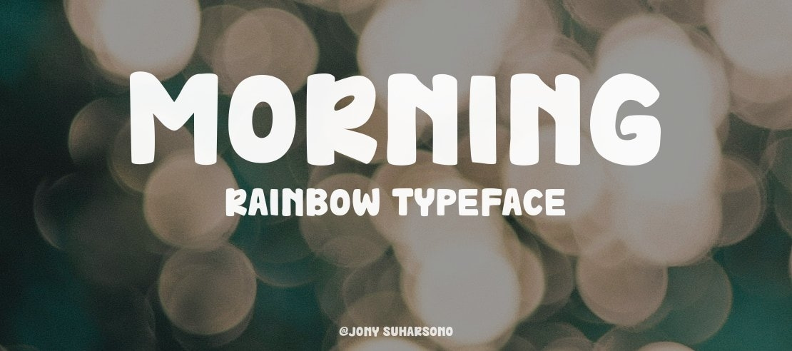 Morning Rainbow Font