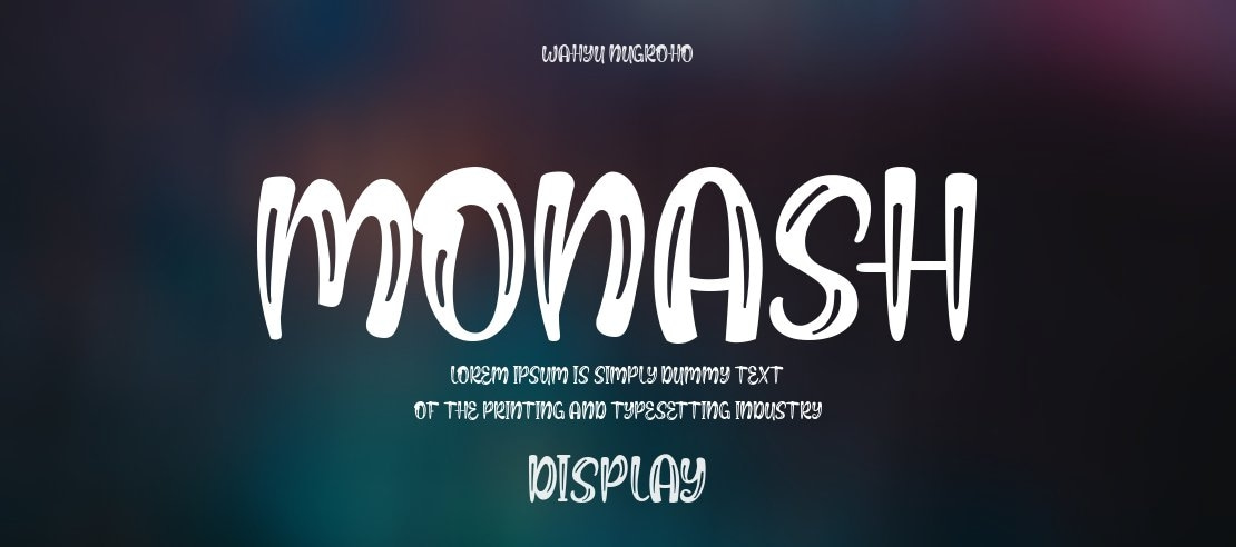 Monash Font
