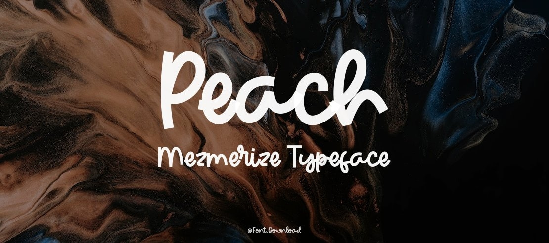 Peach Mezmerize Font