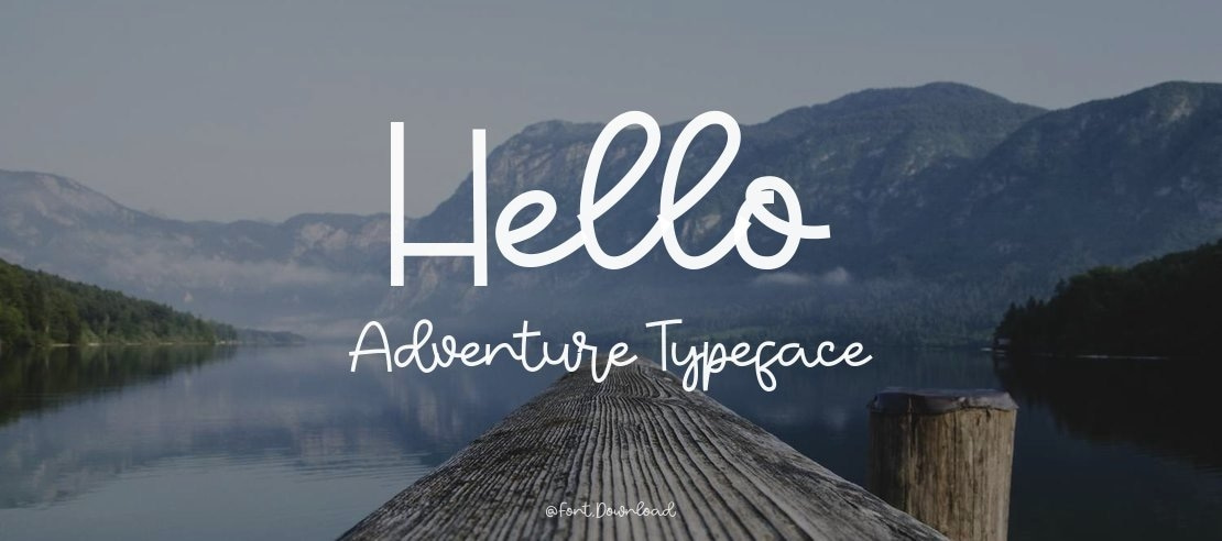 Hello Adventure Font