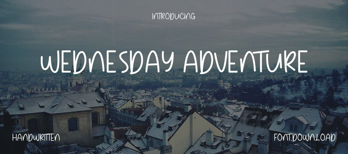 Wednesday Adventure Font