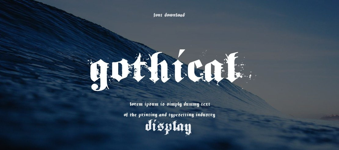 Gothical Font