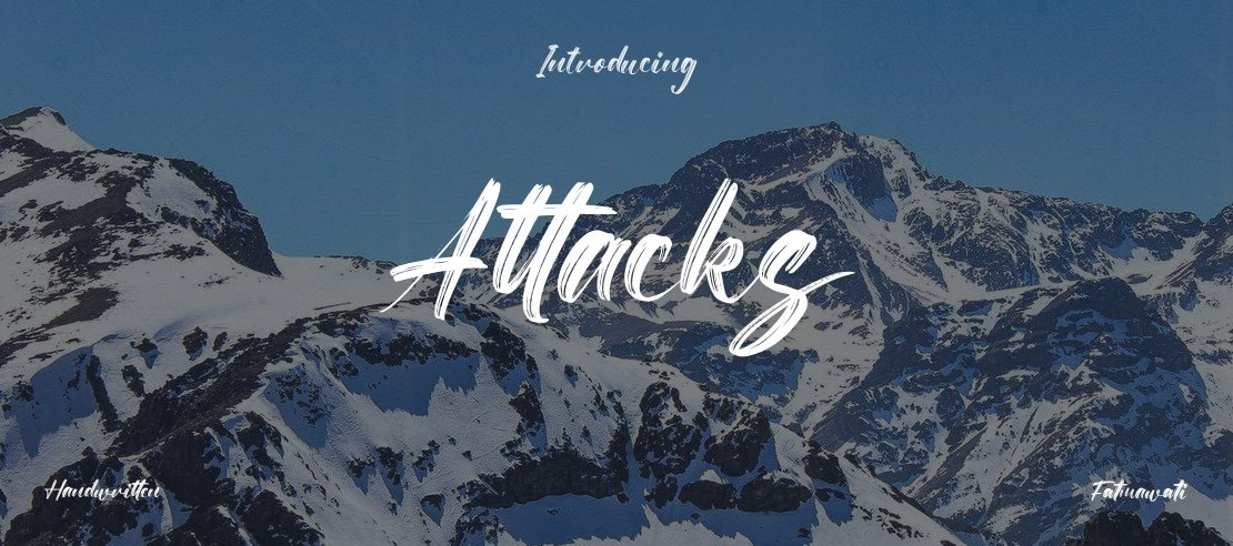 Attacks Font