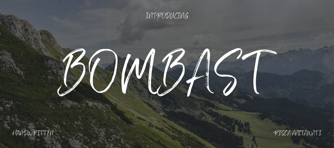 Bombast Font