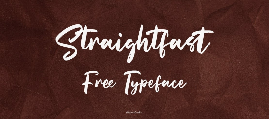 Straightfast Free Font
