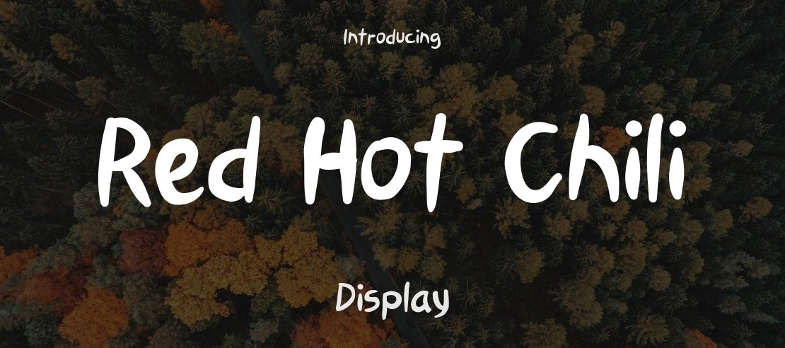 Red Hot Chili Font