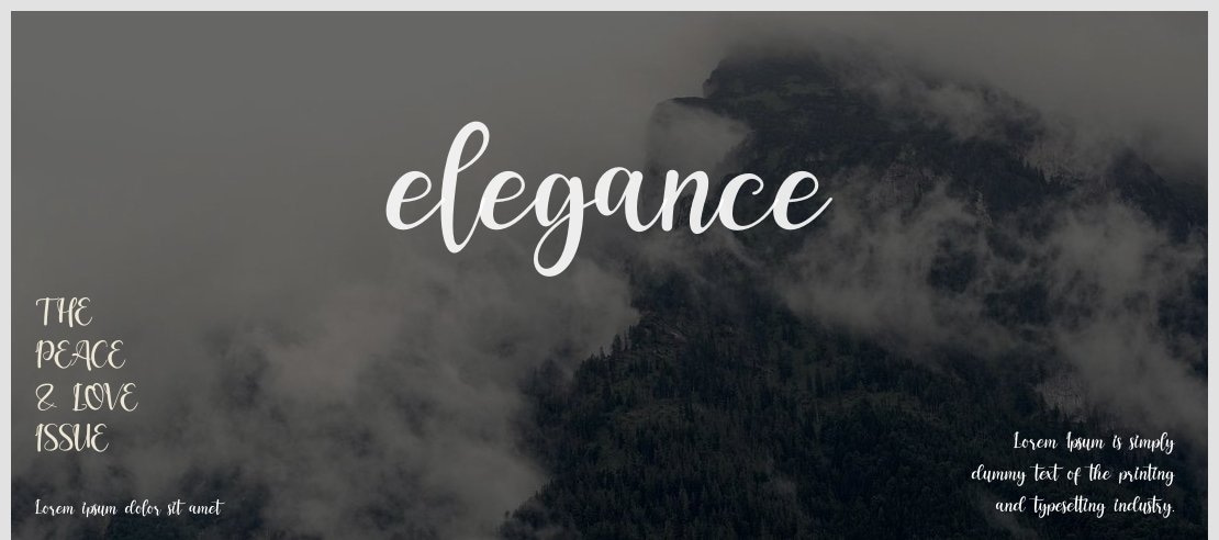 elegance Font
