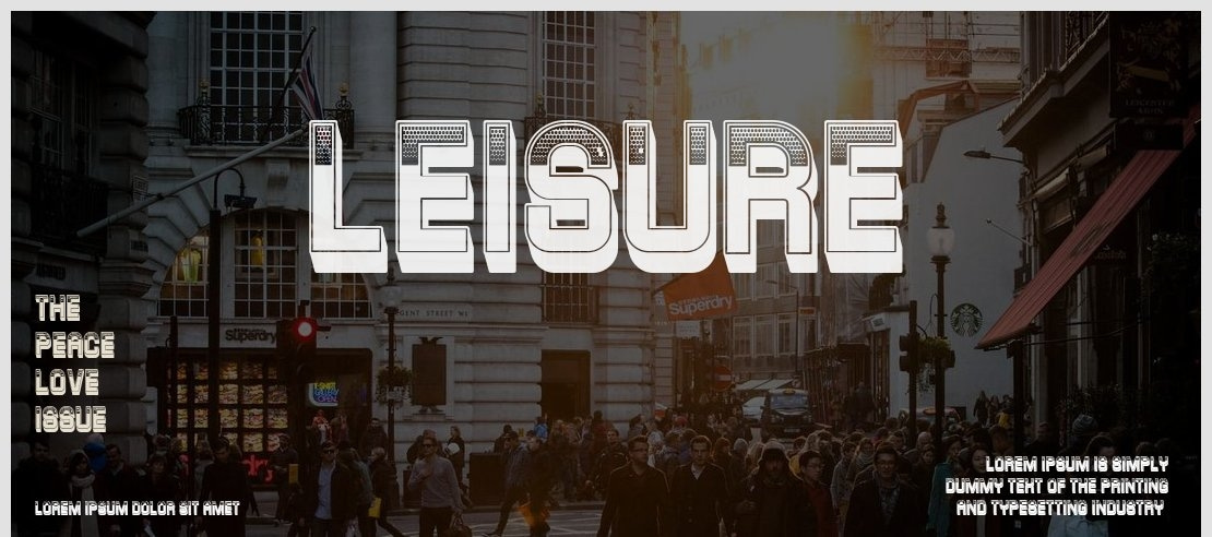 Leisure Font