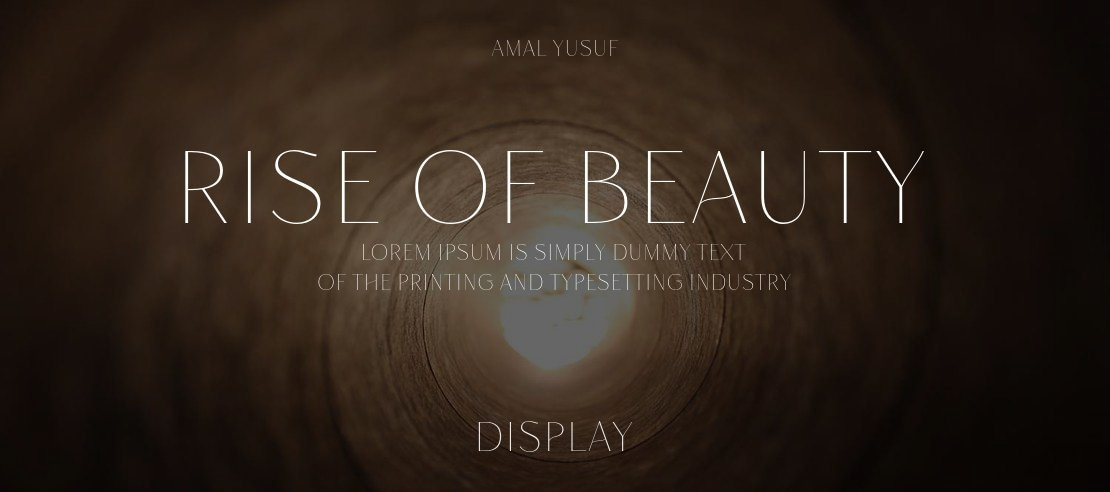 Rise of Beauty Font Family