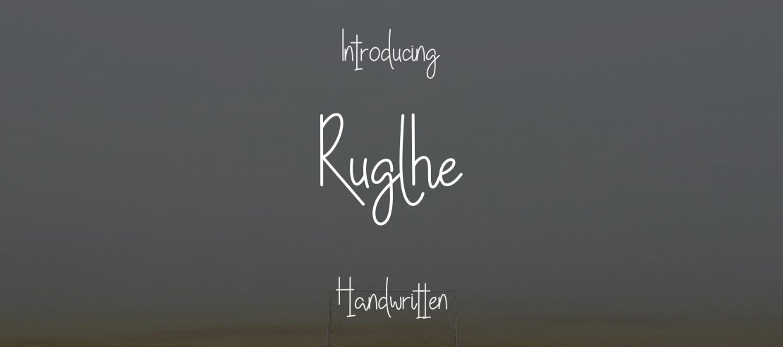 Ruglhe Font