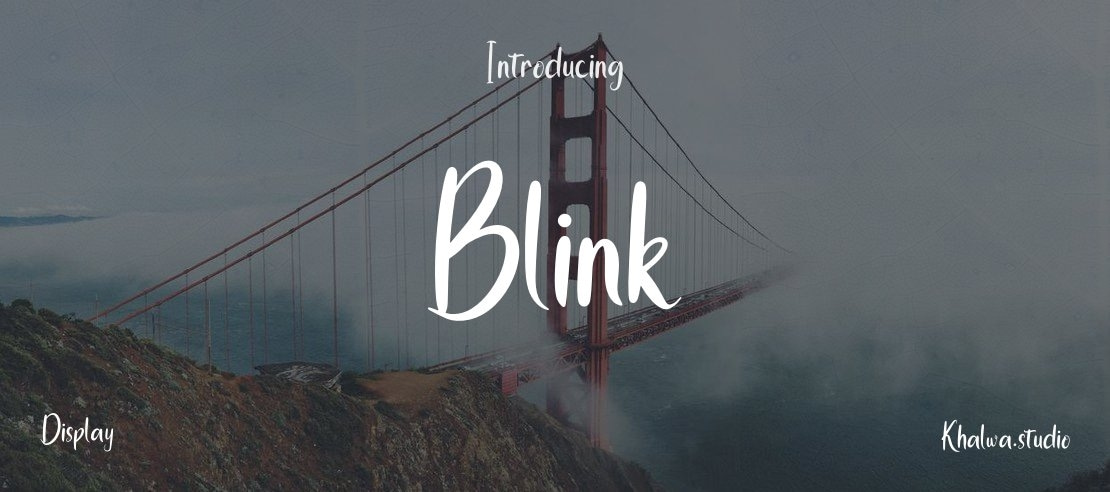 Blink Font