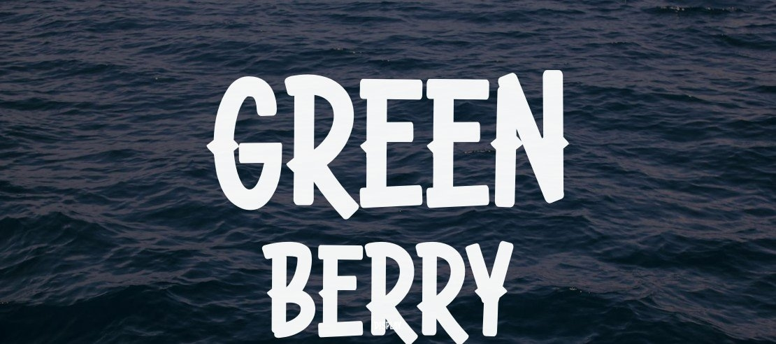 Green Berry Font