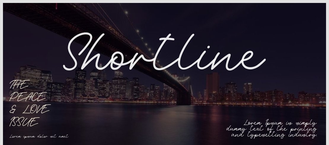 Shortline Font
