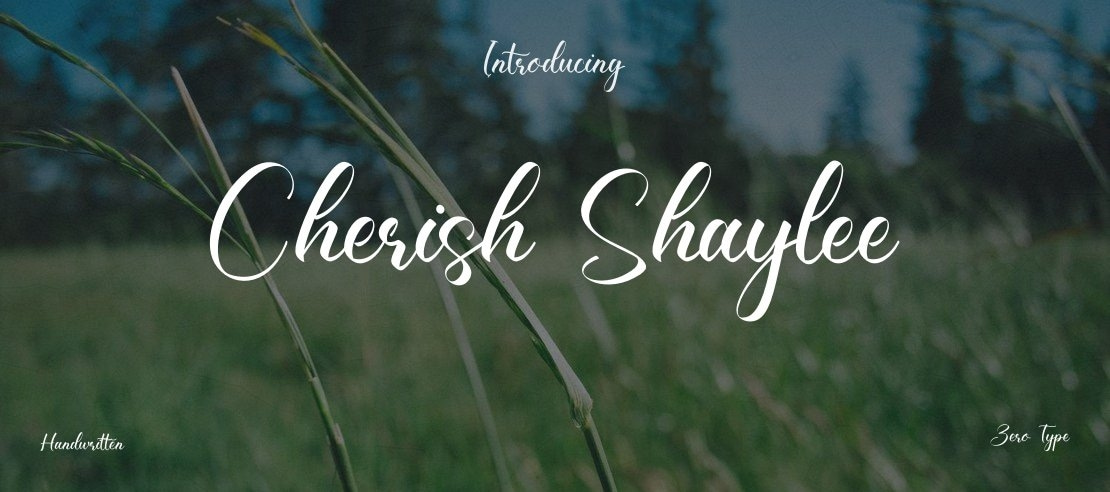 Cherish Shaylee Font