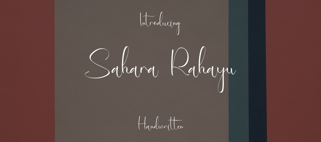 Sahara Rahayu Font