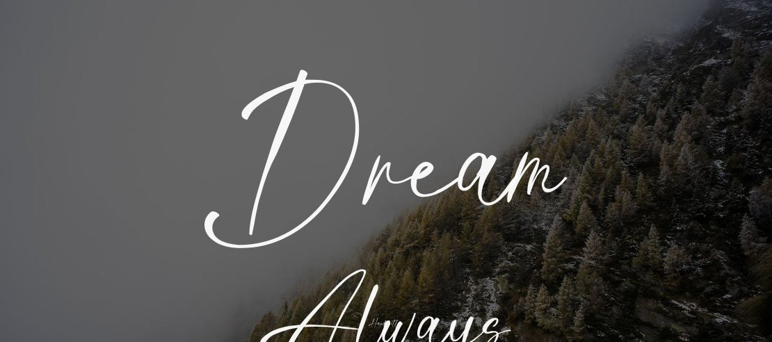 Dream Always Font