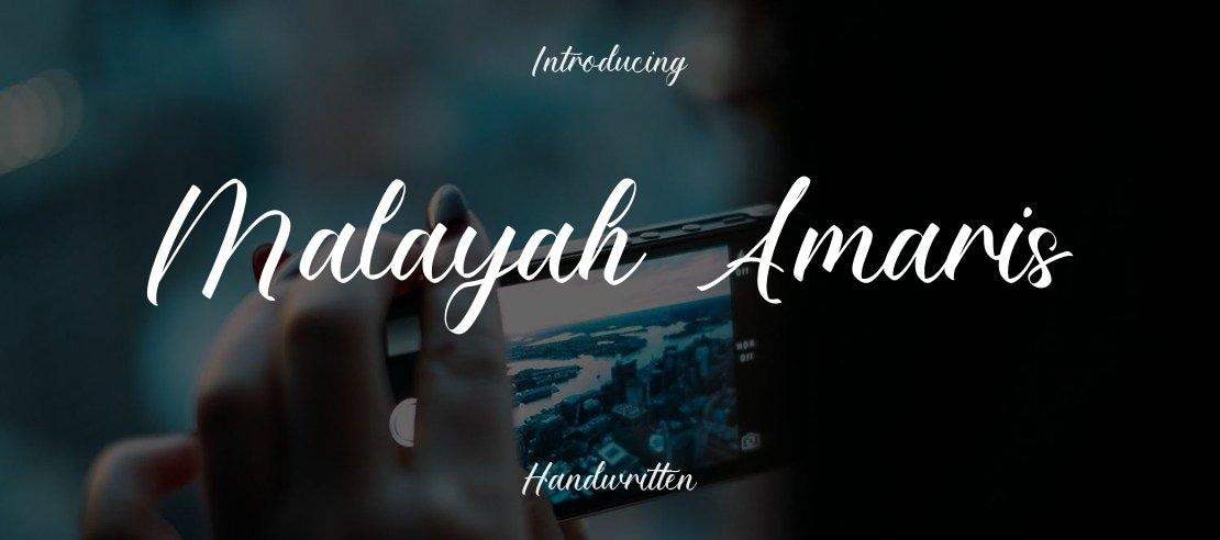 Malayah Amaris Font