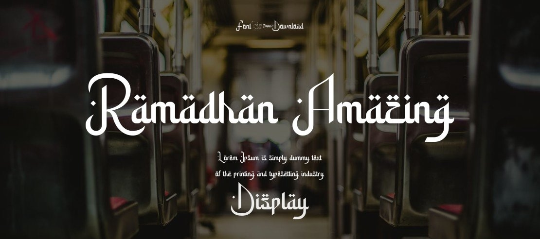 Ramadhan Amazing Font