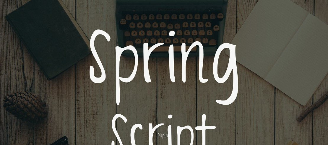 Spring Script Font