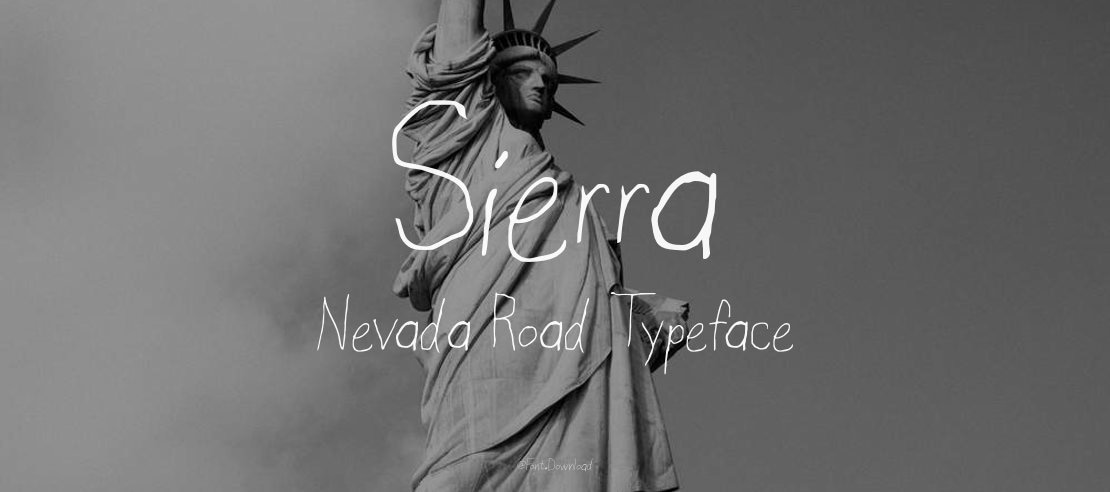 Sierra Nevada Road Font Family