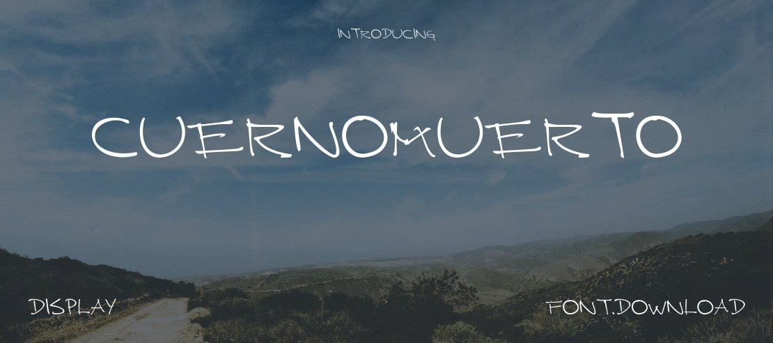 CUERNOMUERTO Font