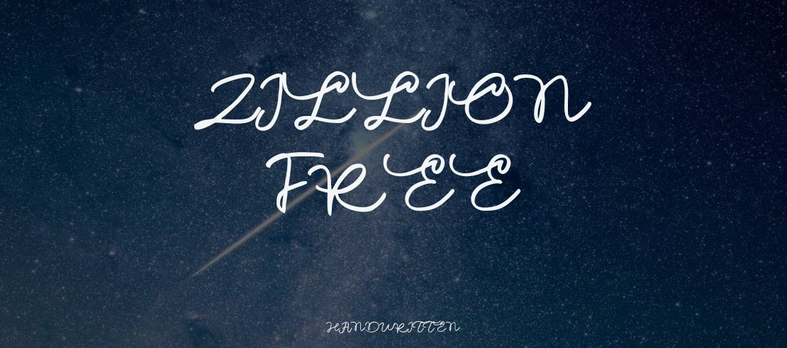 Zillion FREE Font