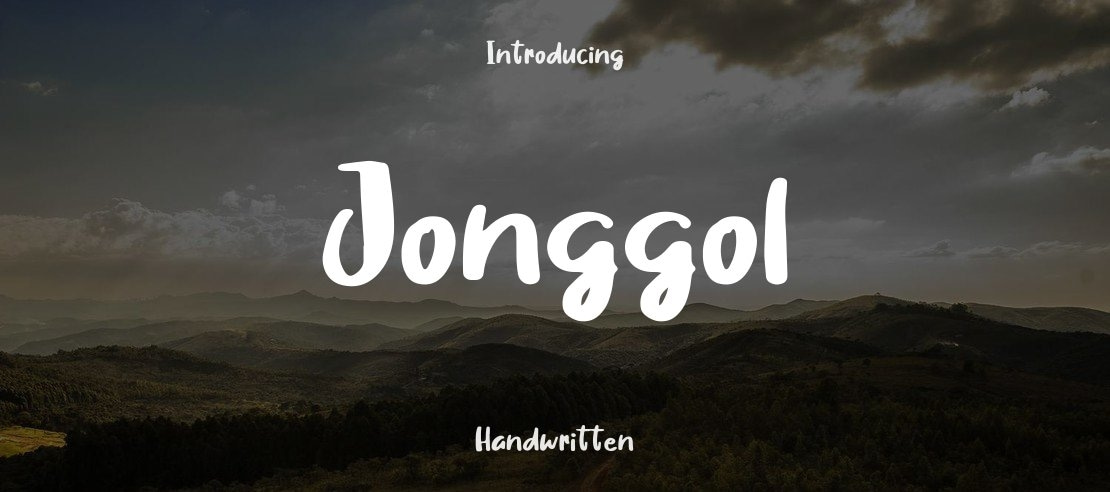 Jonggol Font