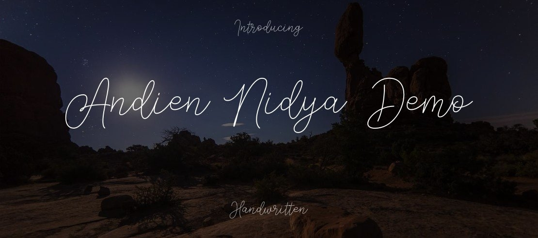 Andien Nidya Demo Font