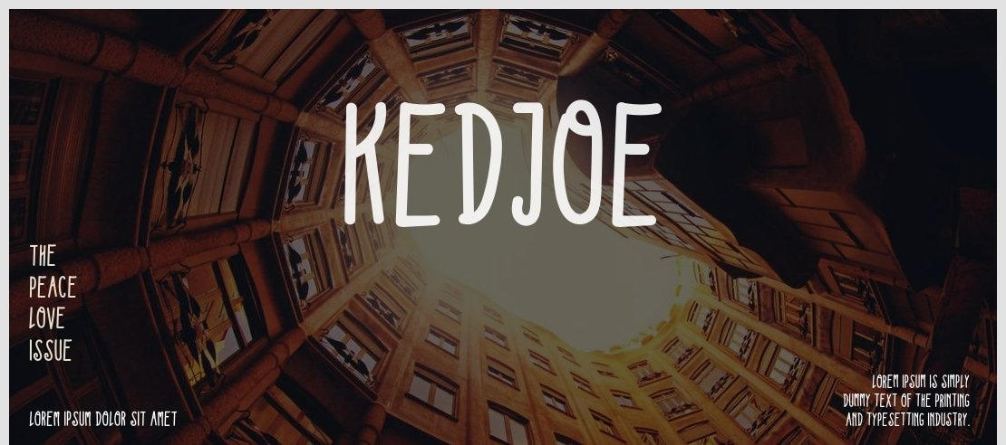 KEDJOE Font