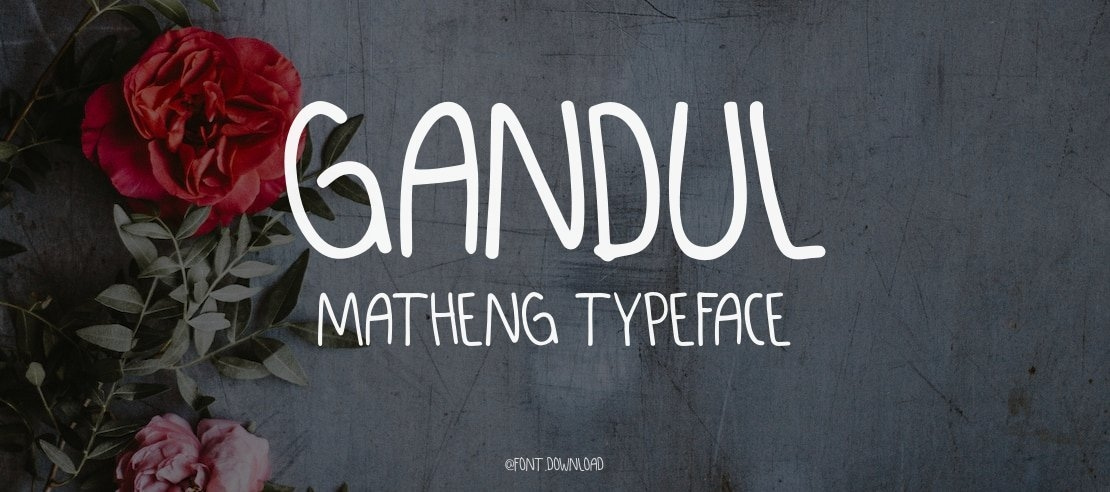 GANDUL MATHENG Font Family