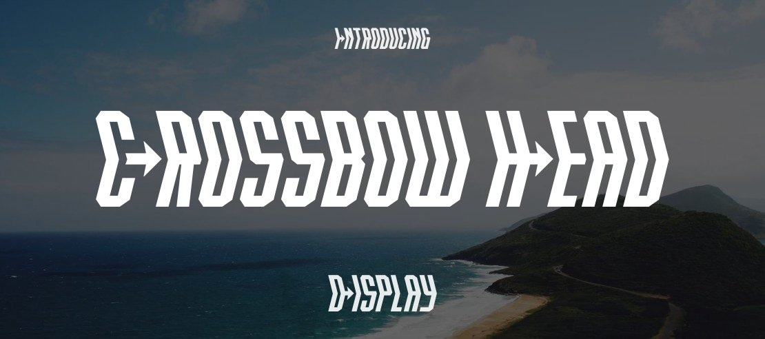Crossbow Head Font Family