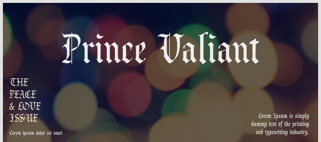 Prince Valiant Font