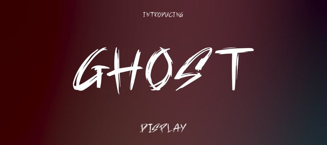 Ghost Font