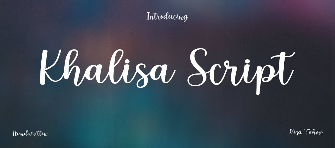 Khalisa Script Font