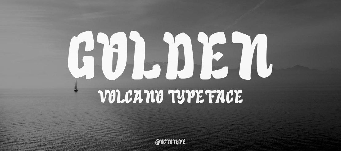 Golden Volcano Font
