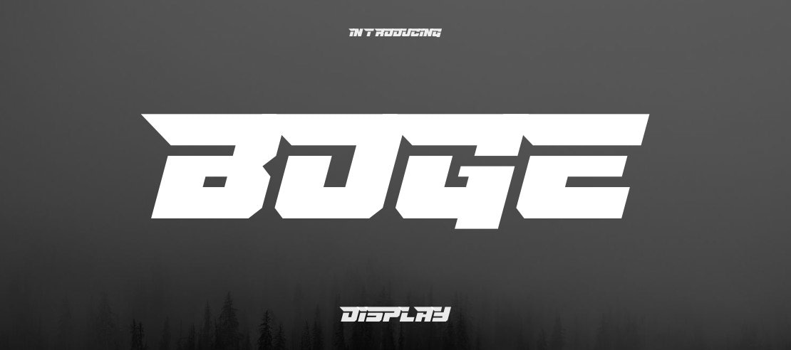 Boge Font