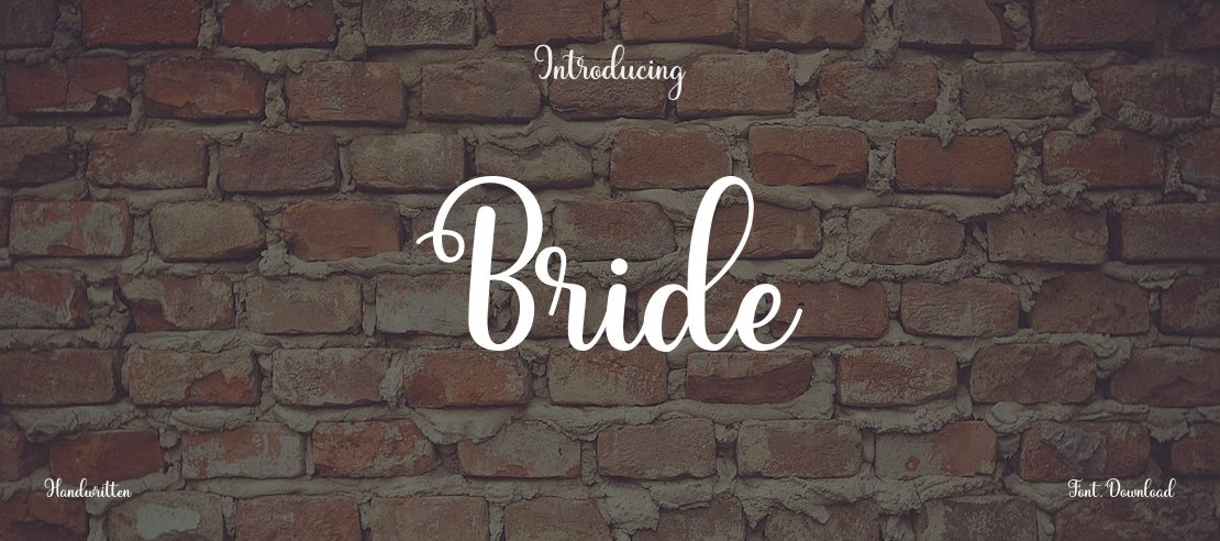 Bride Font