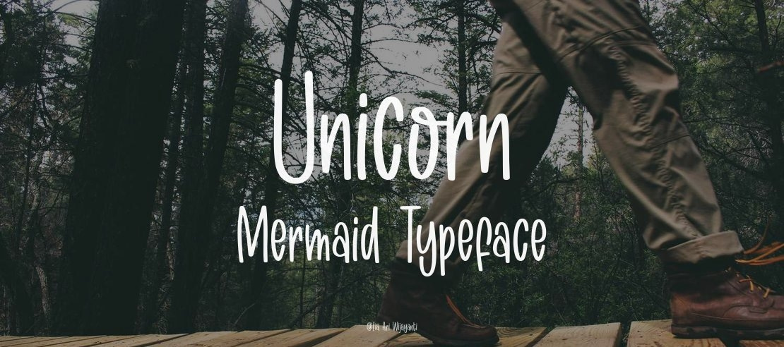 Unicorn Mermaid Font