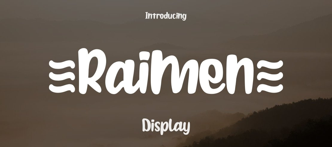 Raimen Font