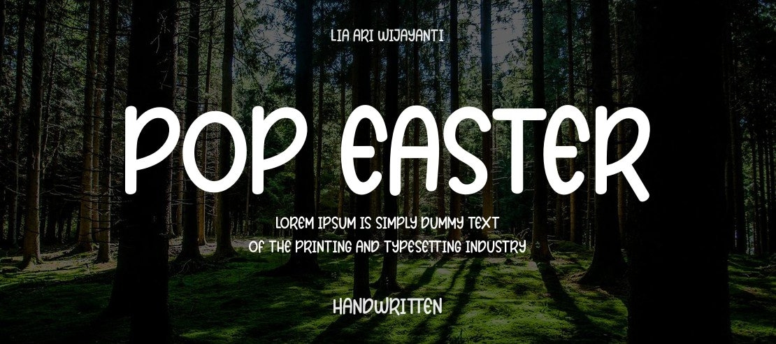 Pop Easter Font