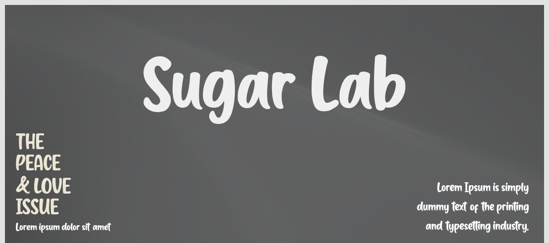 Sugar Lab Font