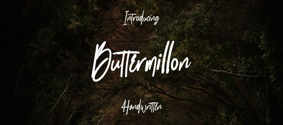 Buttermillon Font
