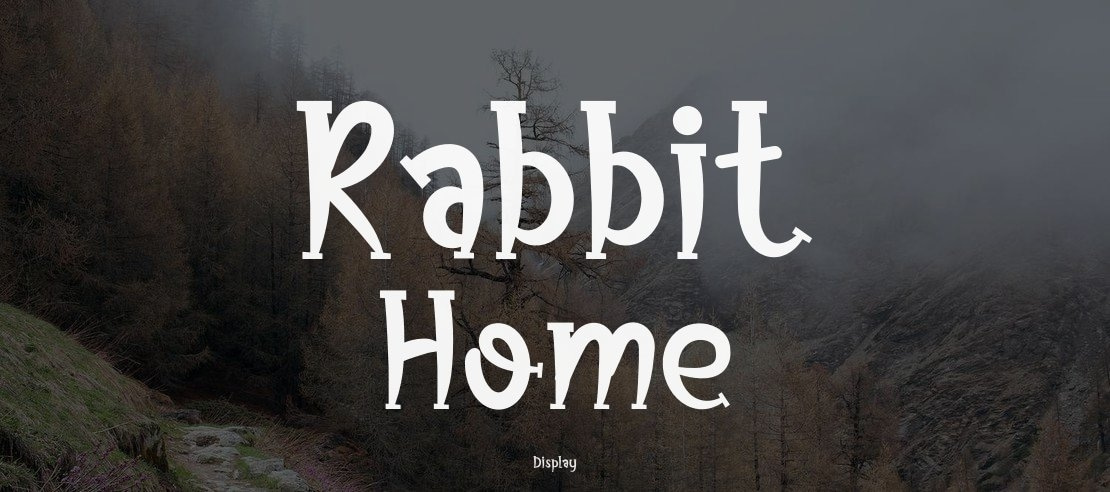 Rabbit Home Font