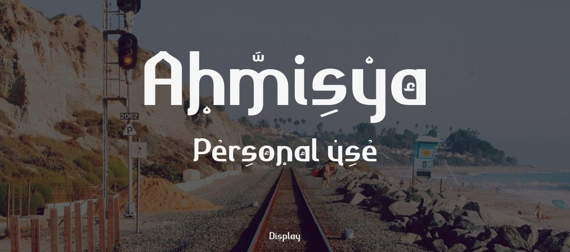 Ahmisya Personal use Font