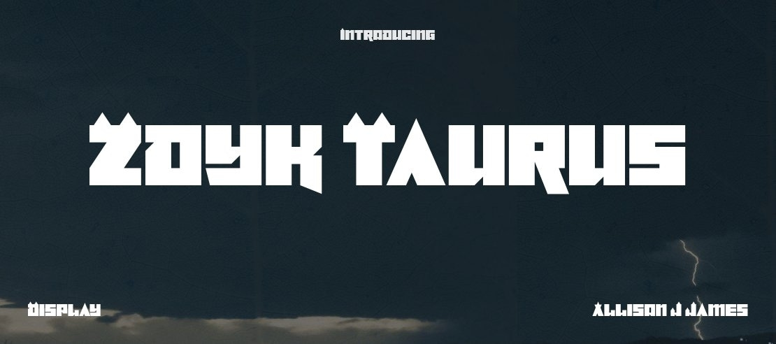 Zdyk Taurus Font