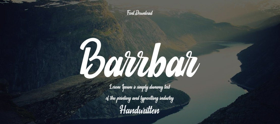 Barrbar Font