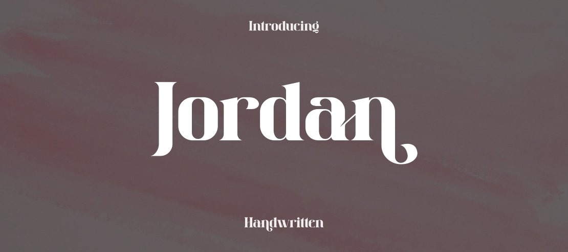 Jordan Font