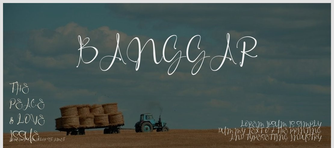 Banggar Font