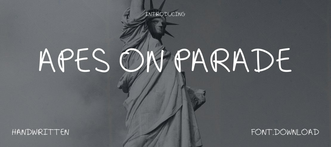 Apes On Parade Font