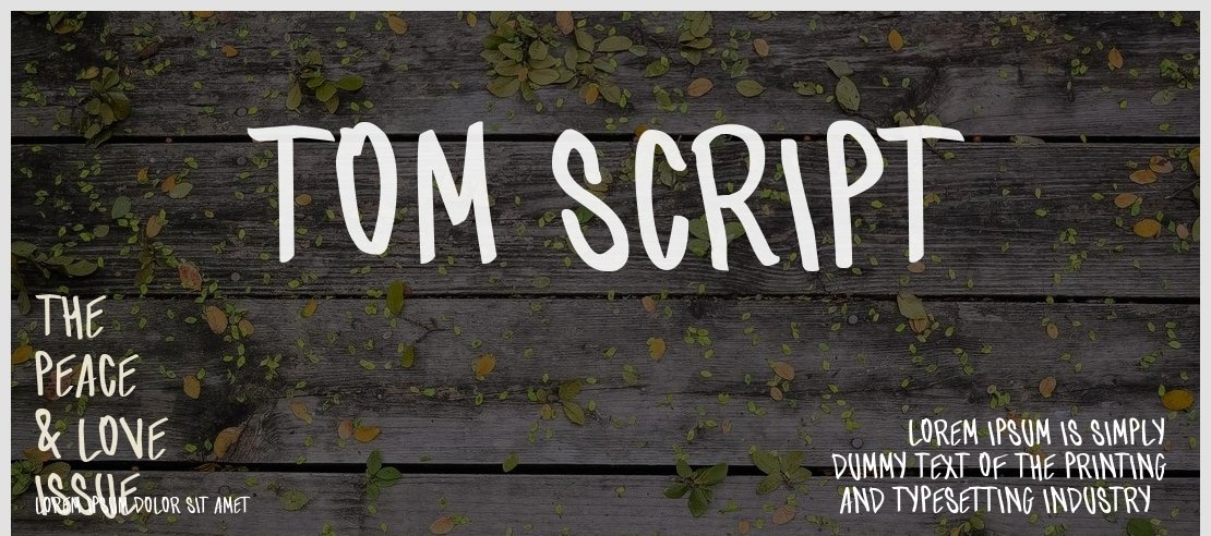 tom script Font